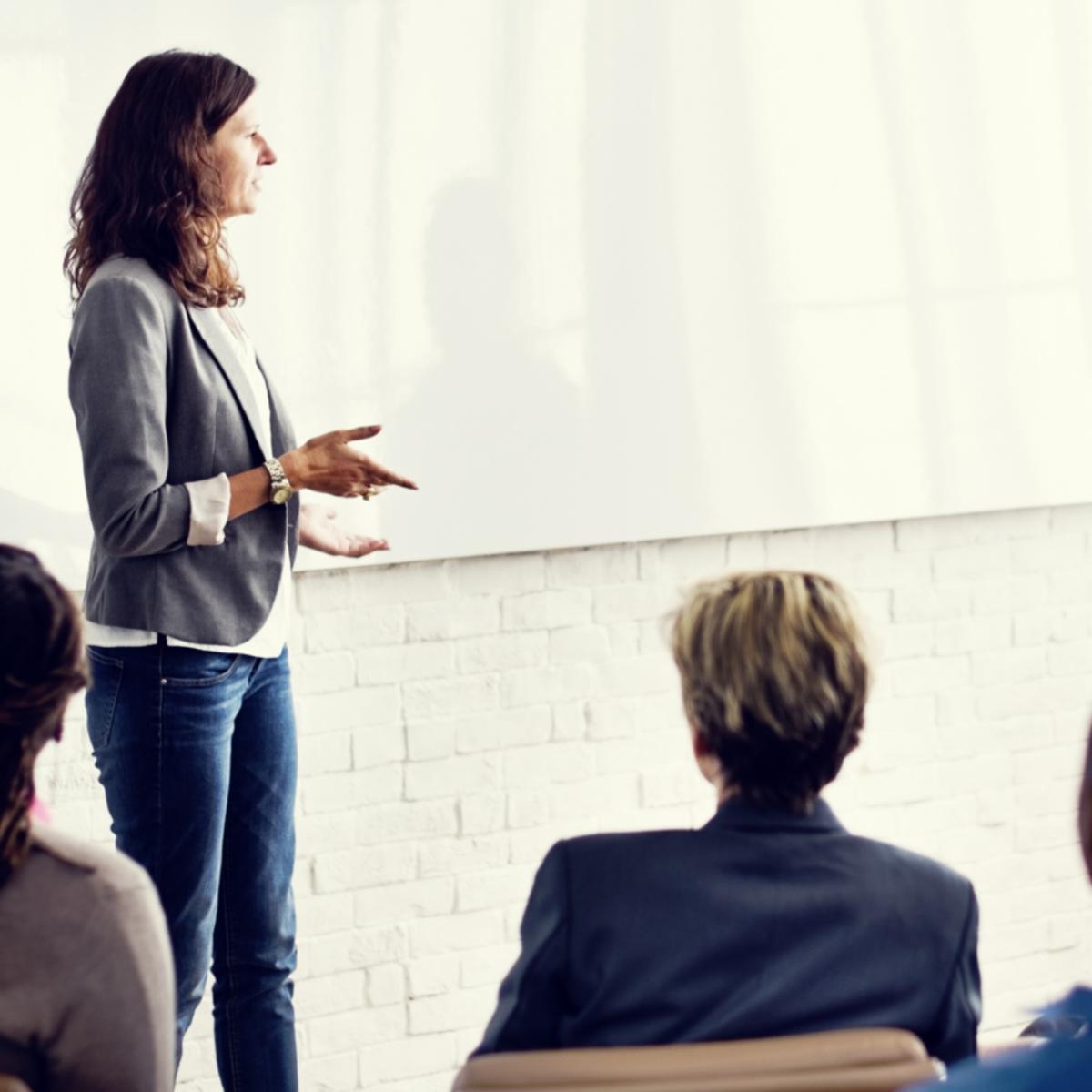 Lernsituation mit Präsentation am Whiteboard